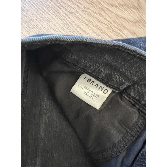 J Brand Vanity Skinny Leg Jeans‎ Dark Wash Women's Size 24 - Picture 4 of 6
